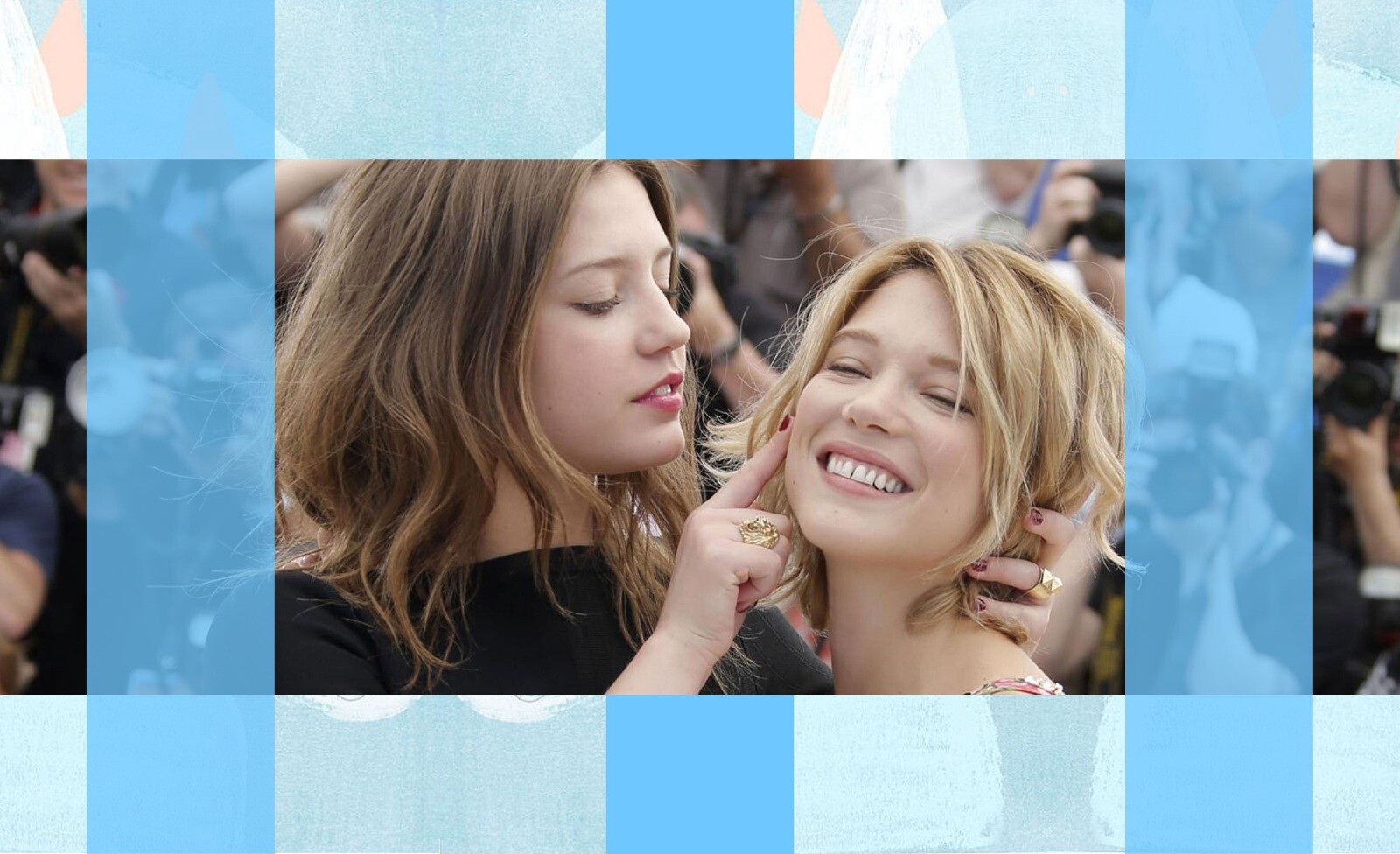 Léa Seydoux and Adéle Exarchopoulos