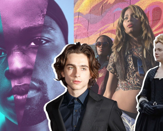 Trevante Rhodes, Ashton Sanders, Timothée Chalamet, Kitana Kiki Rodriguez, May Taylor and Emma Stone