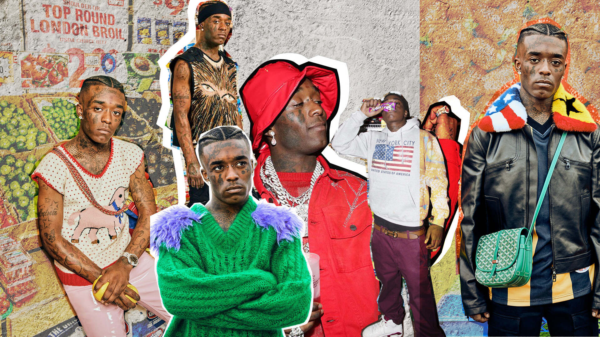 Collage of Lil Uzi Vert