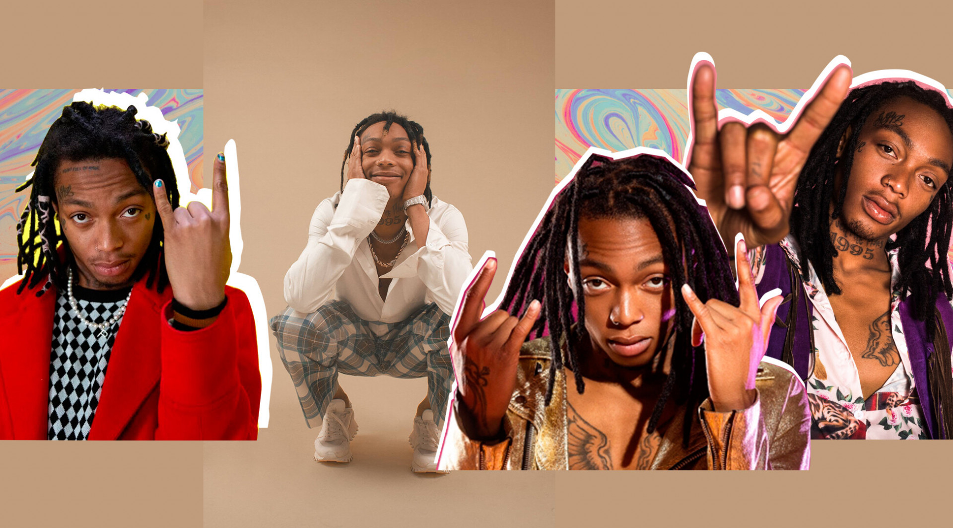 Collage of Tyla Yaweh