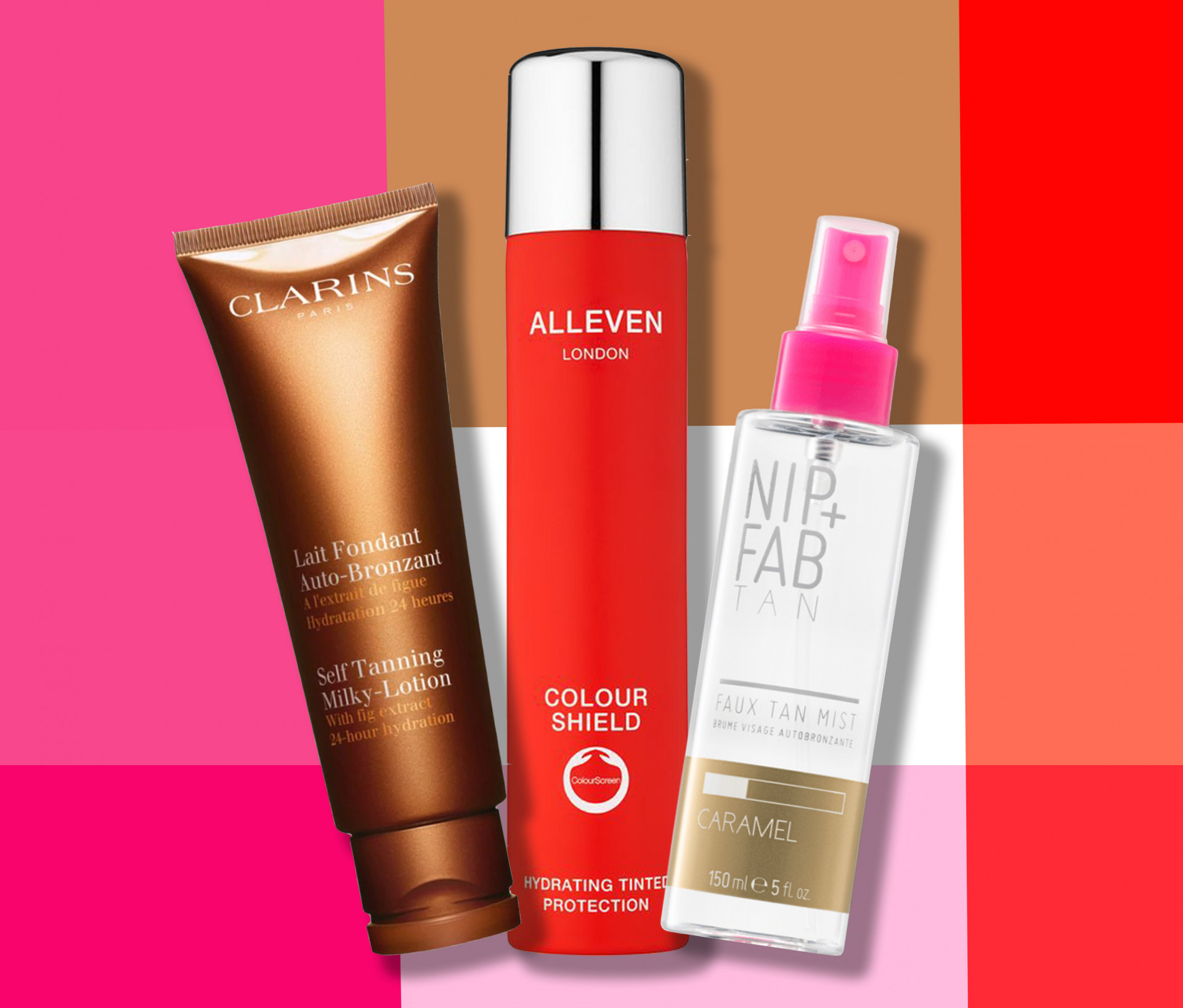 Clarins, Alleven and Nip + Fab