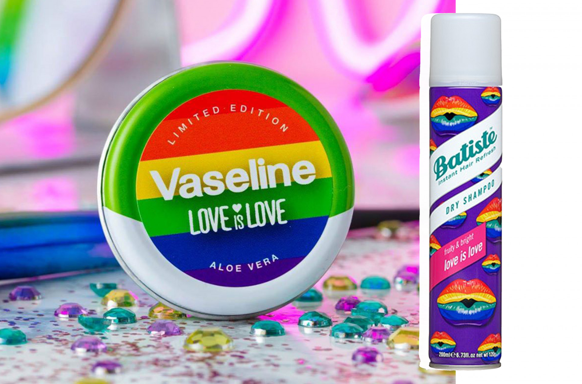 Vaseline and Batiste Love is Love Dry Shampoo