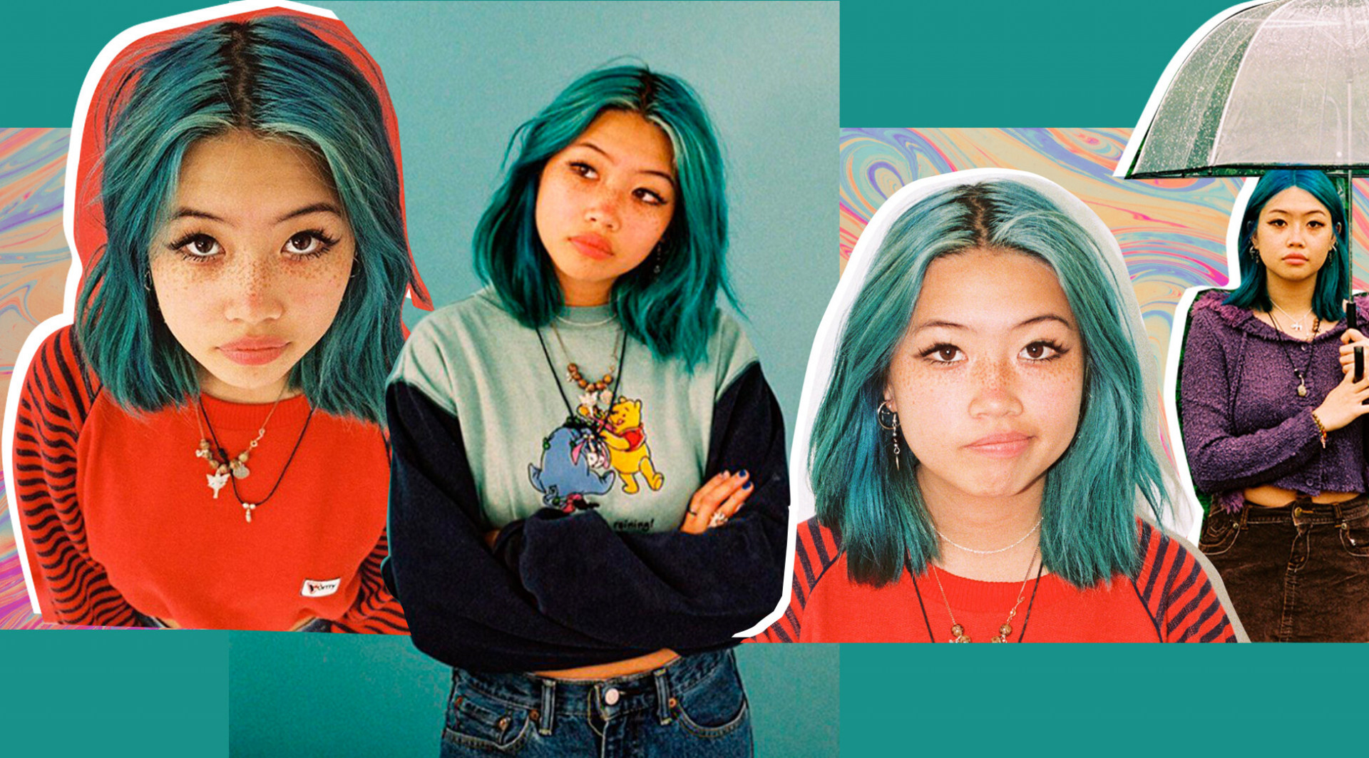 Collage of Beabadoobee