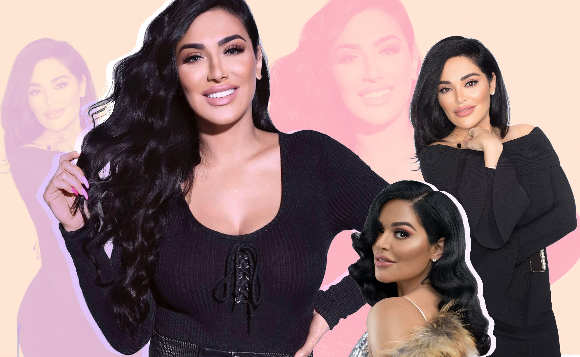 Collage of Mona Kattan
