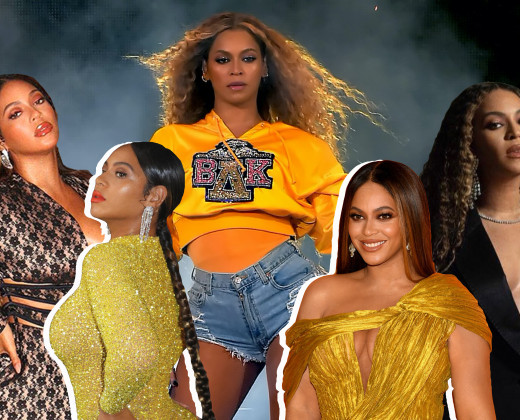 Collage of Beyoncé