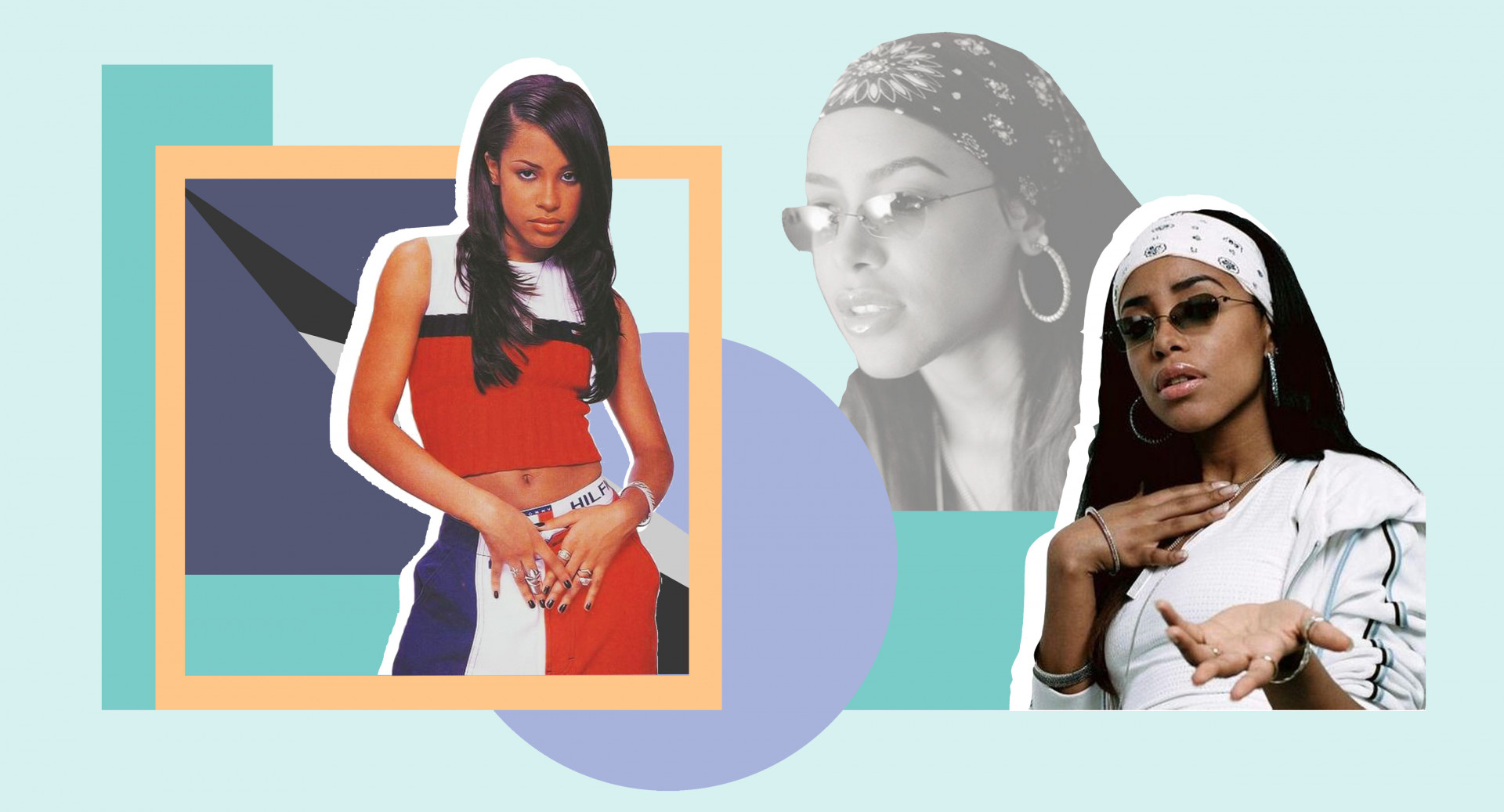 Collage of Aaliyah Dana Haughton