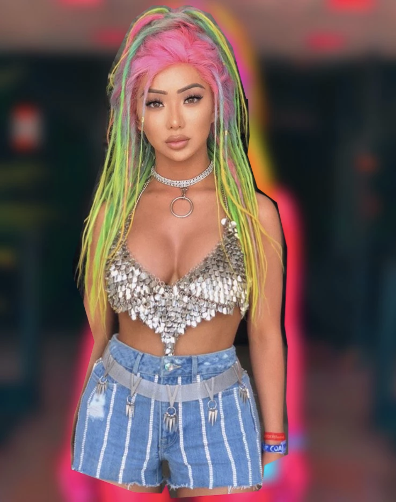 Nikita Dragun Unicorn Hair