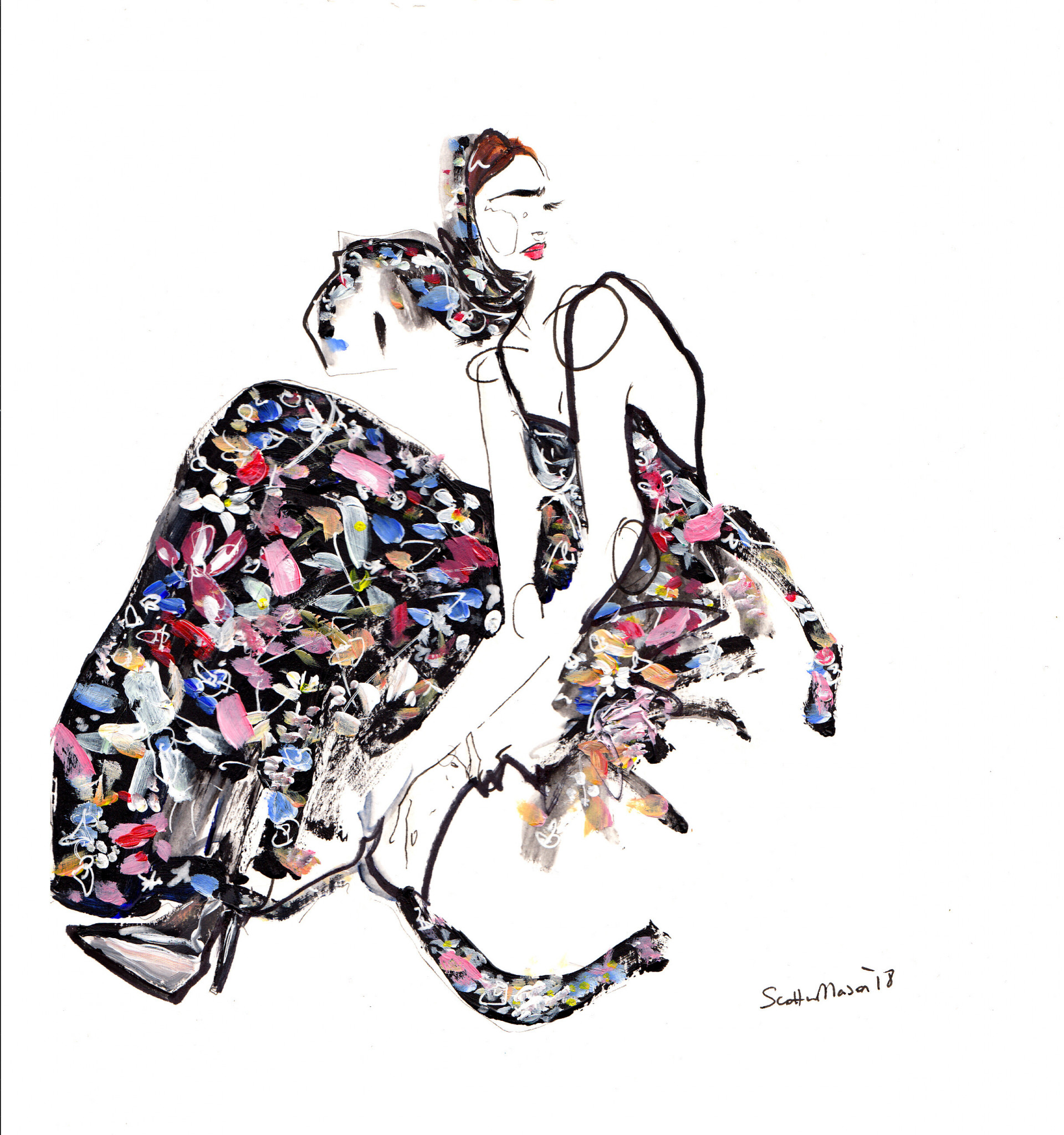 Scott W Mason on LinkedIn: #fashionillustration