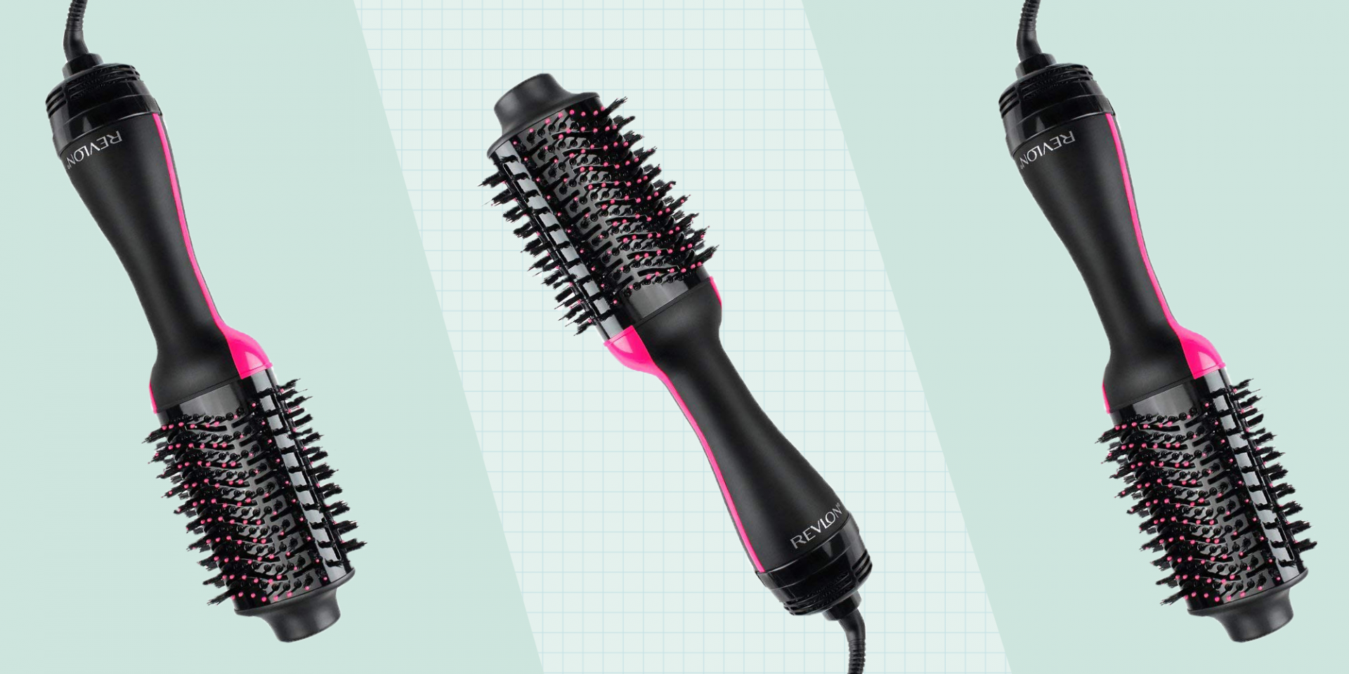 Revlon One-Step Hair Dryer And Volumizer Hot Air Brush image via Good House Keeping website