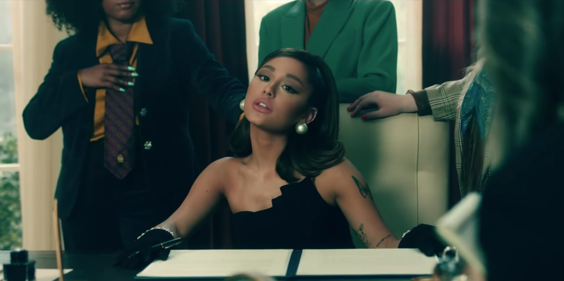 Ariana Grande 'Positions' image via Bustle website