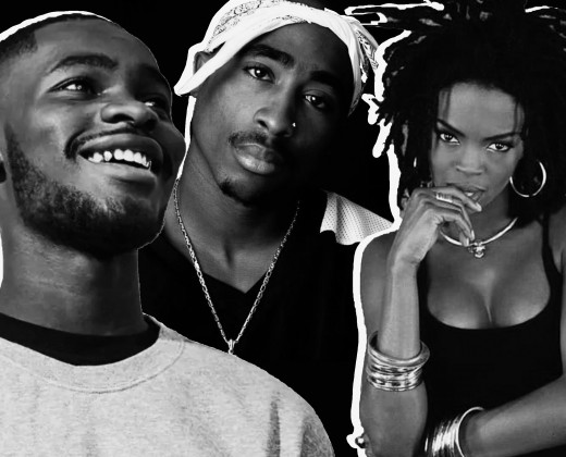 Dave, Tupac, Lauryn Hill images via Evening Standard, Pinterest and Draisdxb website
