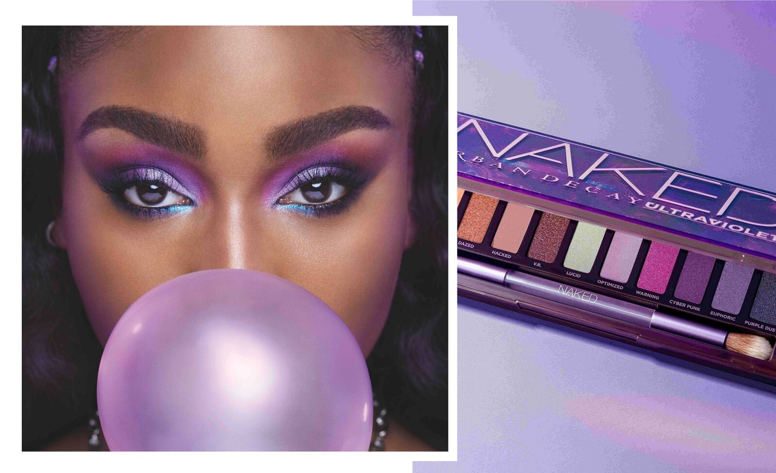 Urban Decay Ultraviolet and Normani from Urban Decay Website and Instagram
