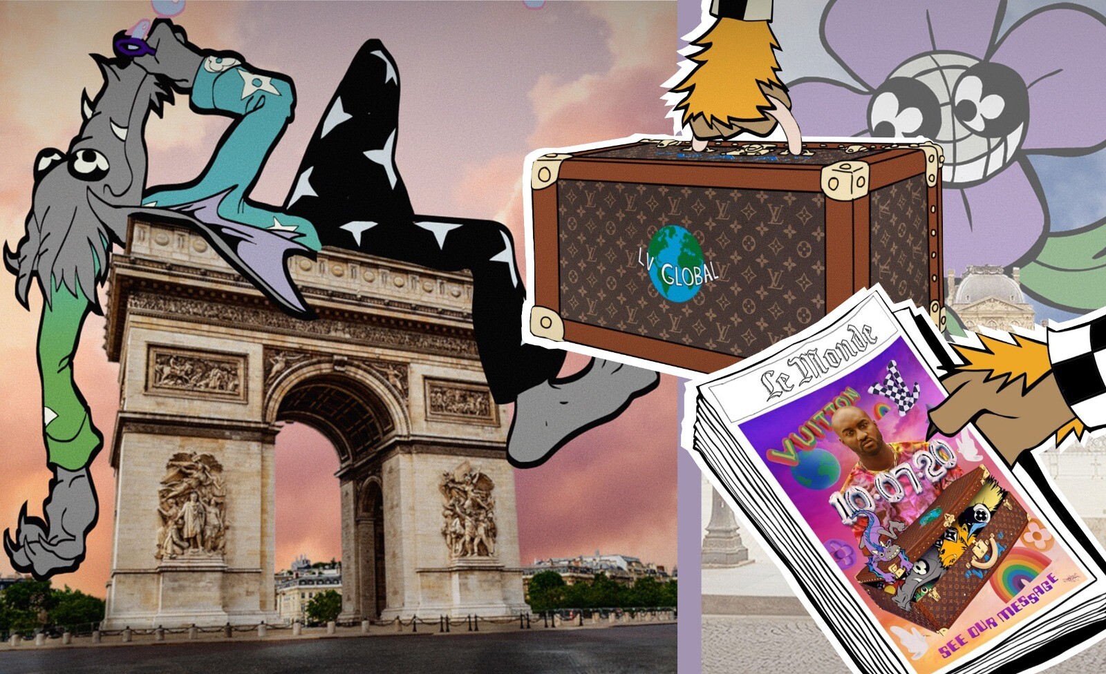 Louis Vuitton's short film 'The adventures of Zoooom with friends'｜Arab  News Japan