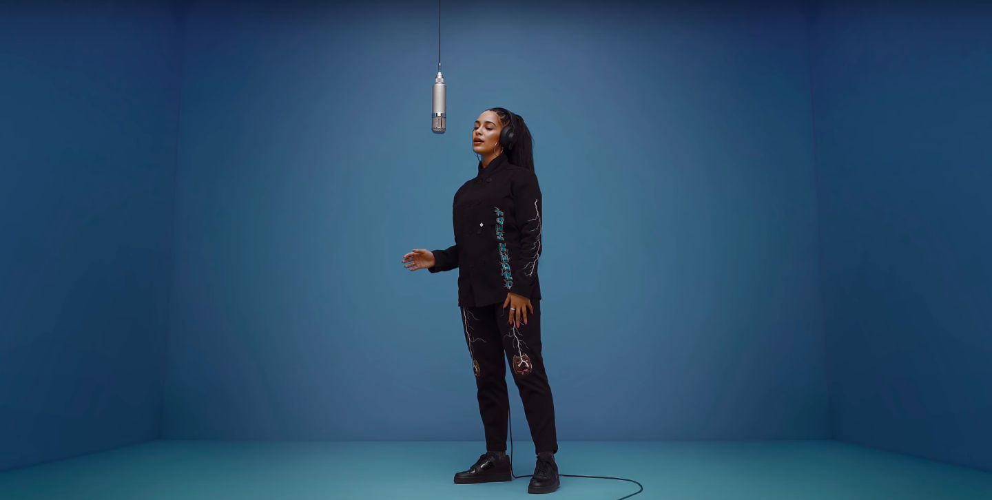 Jorja Smith from a performance of her song
