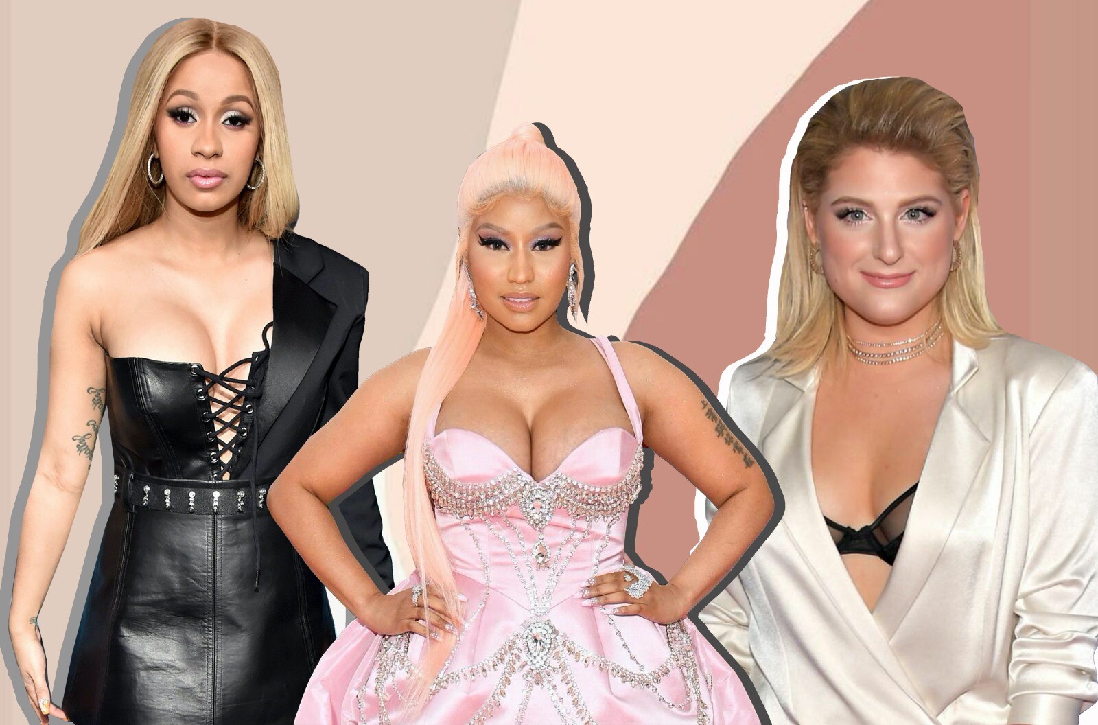 Cardi B & Nicki Minaj & Meghan Trainor