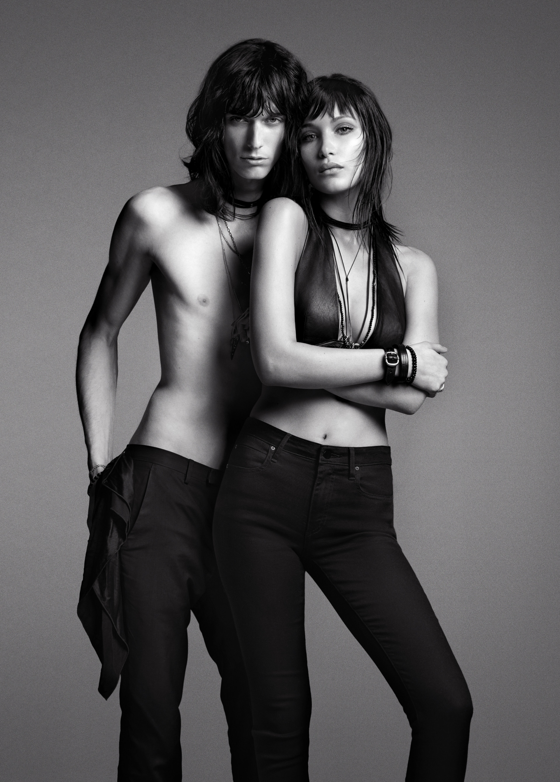 Modelled by Bella Hadid and Justin Gossman