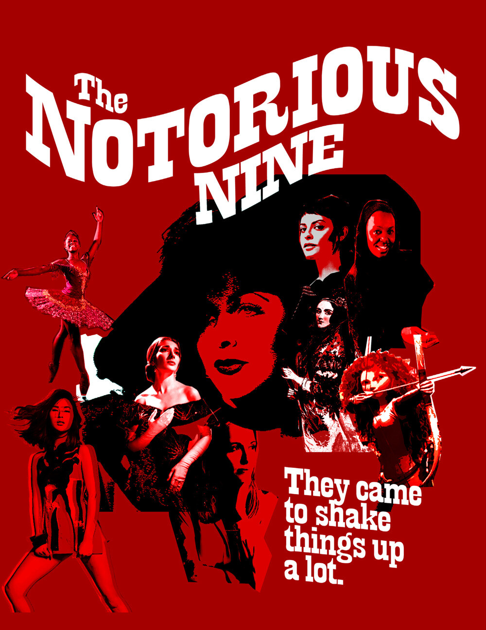 The Notorious Nine: Poster Cover Voir Fashion Magazine