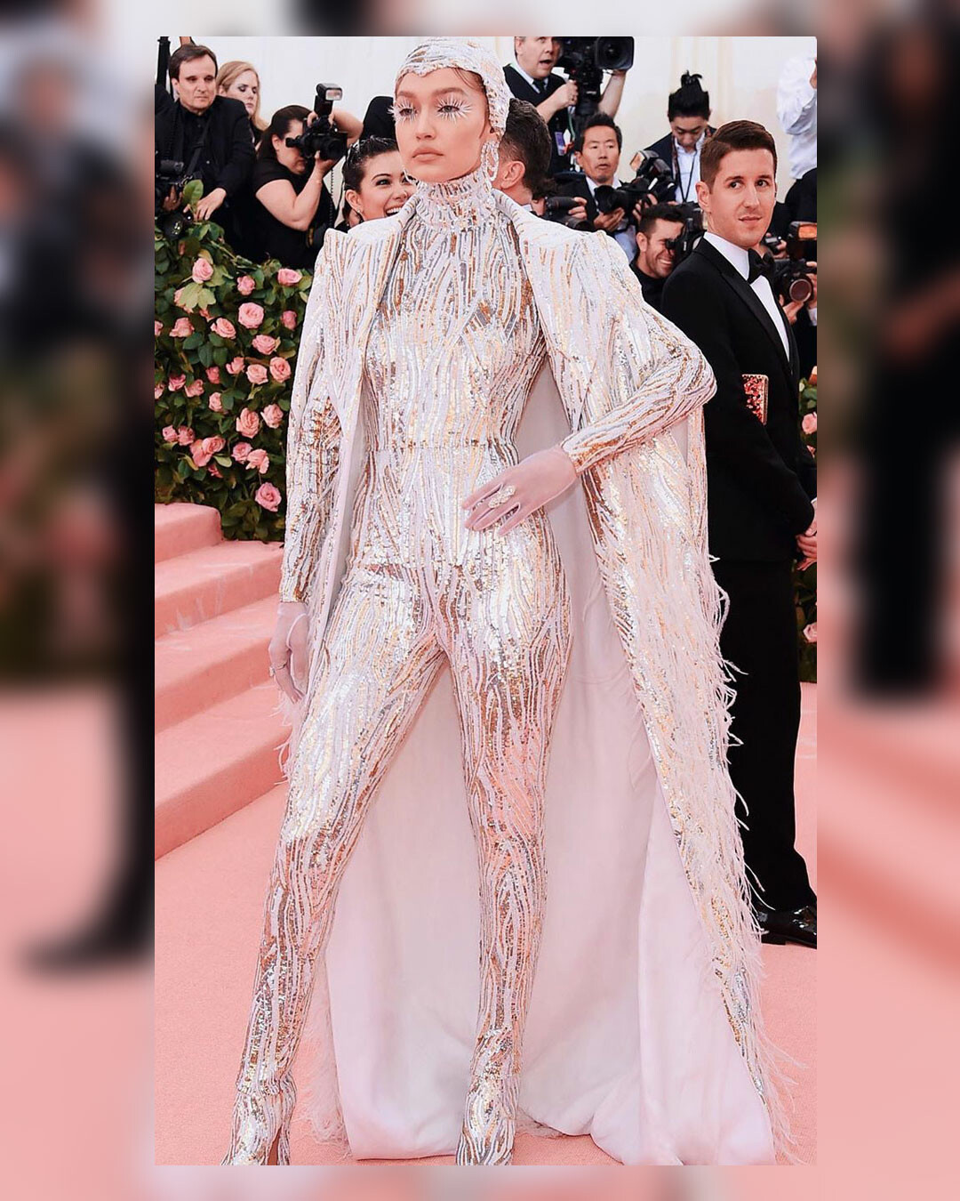 metgala feathers gigihadid camp
