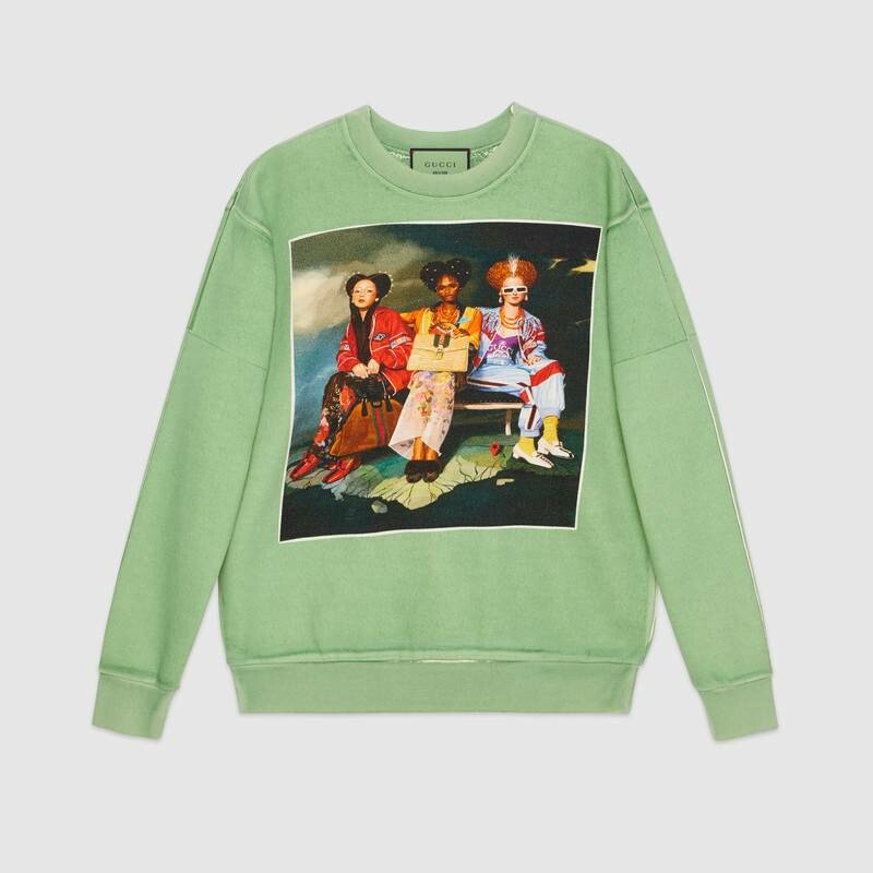 #GucciHallucination print sweatshirt