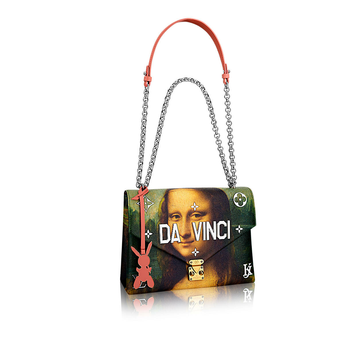 LV X Jeff Koons - Chain Bag - Da Vinci