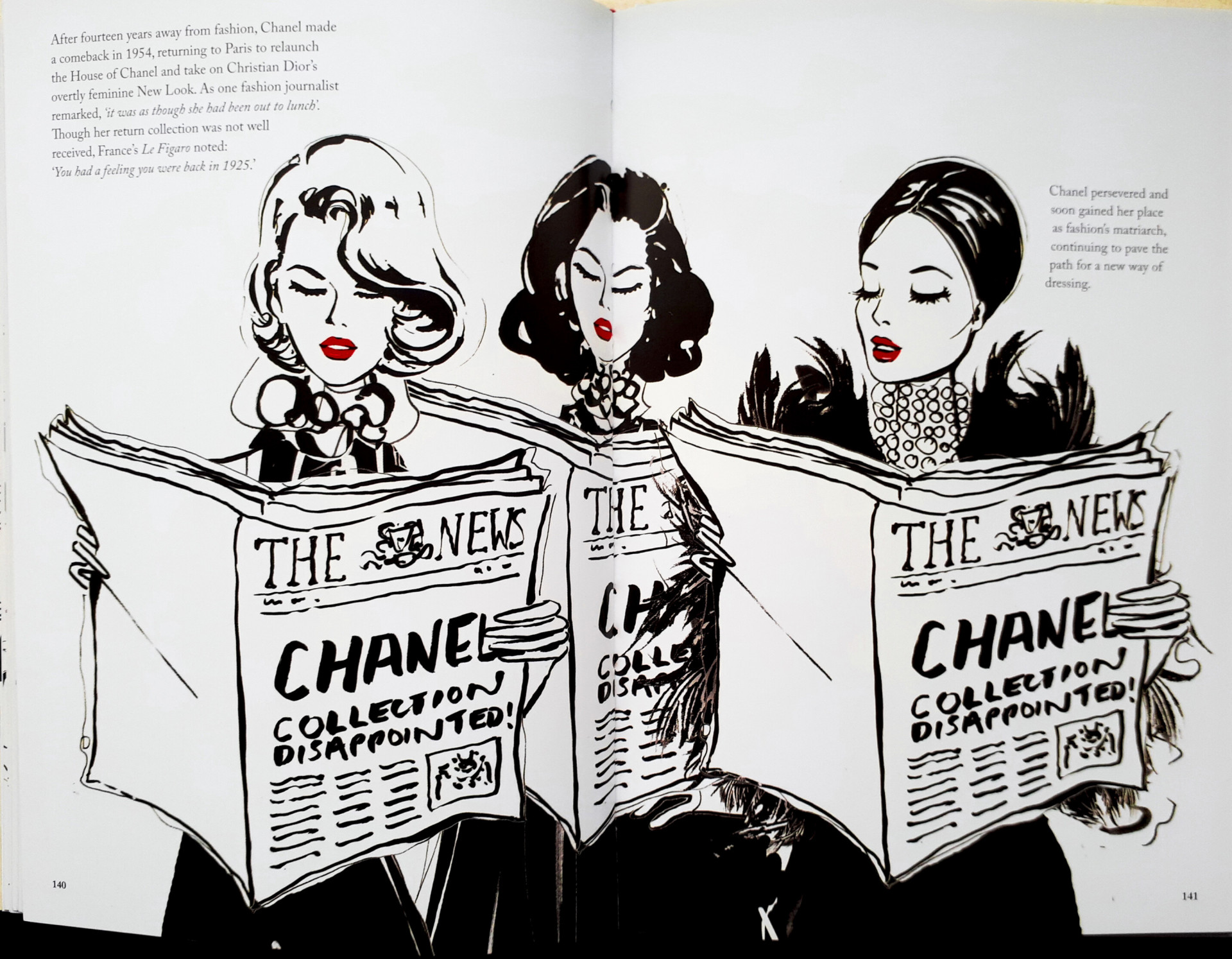 The World of an Icon - Chanel Stylishly Illustrated - Voir Fashion