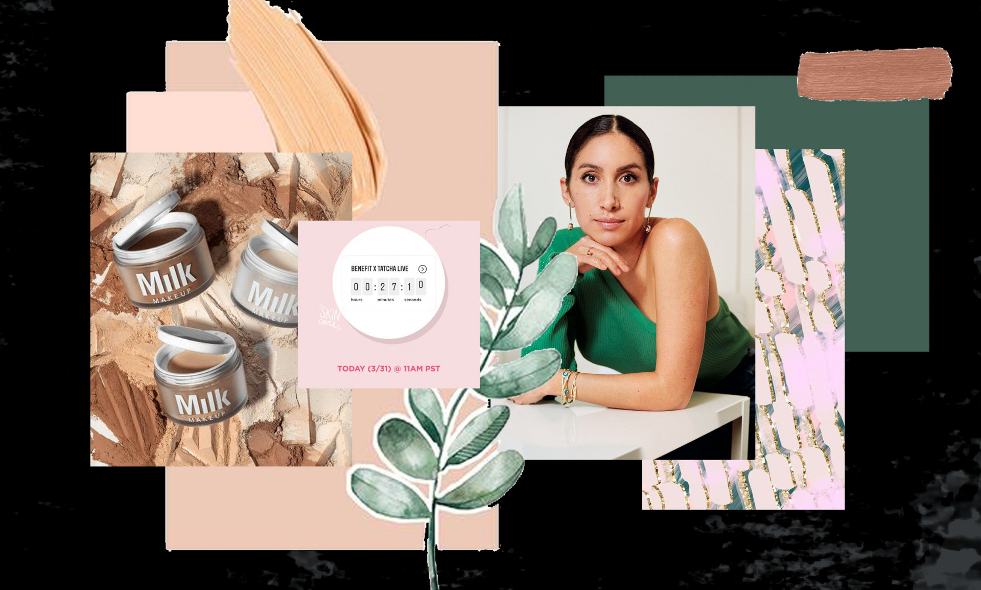 Milk Make Up, Benefit Cosmetics live video, Jen Atkin