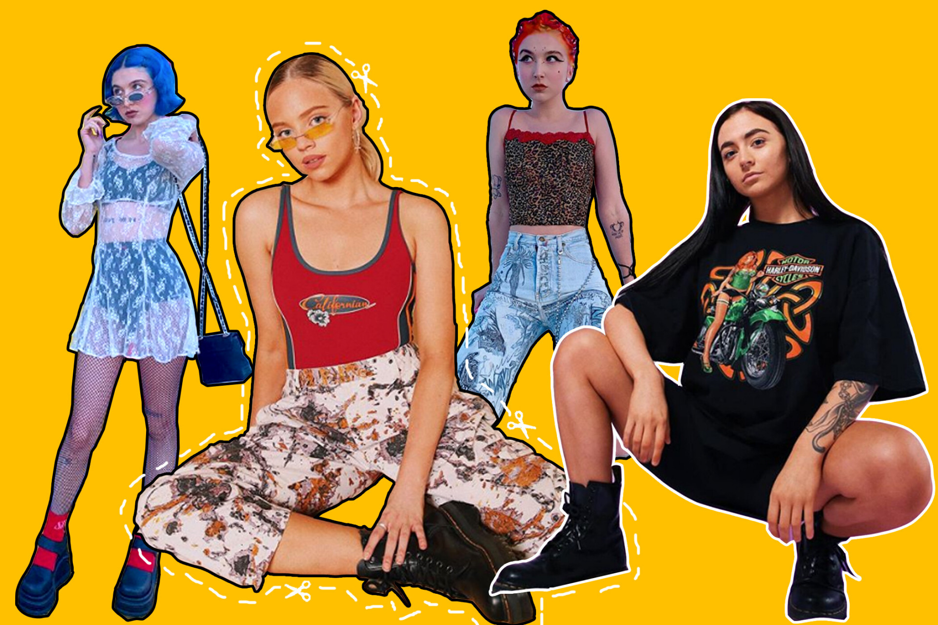 Internet Girl and Bella McFadden's reworked clothing