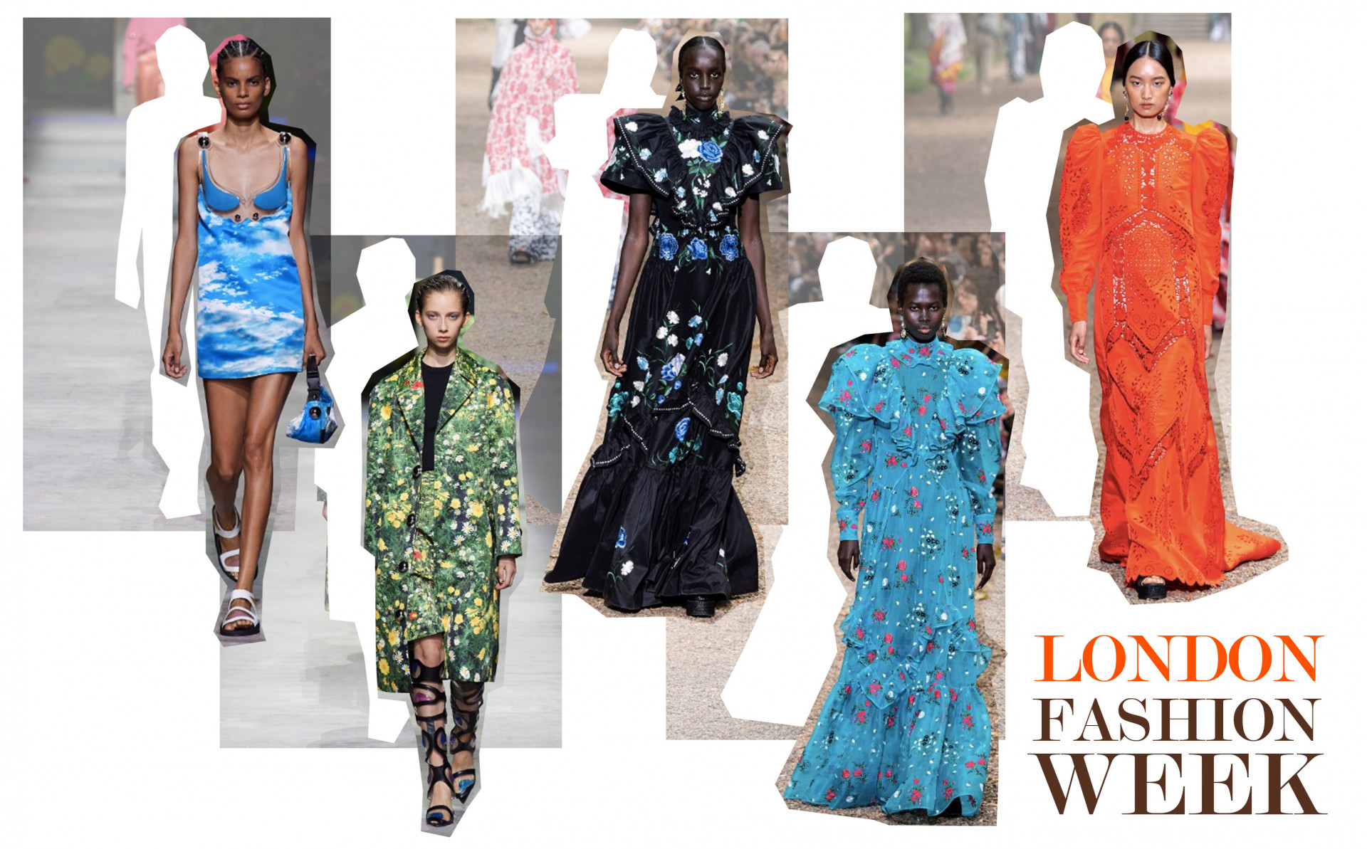 London Fashion Week 2019 Christopher Kane, Erdem