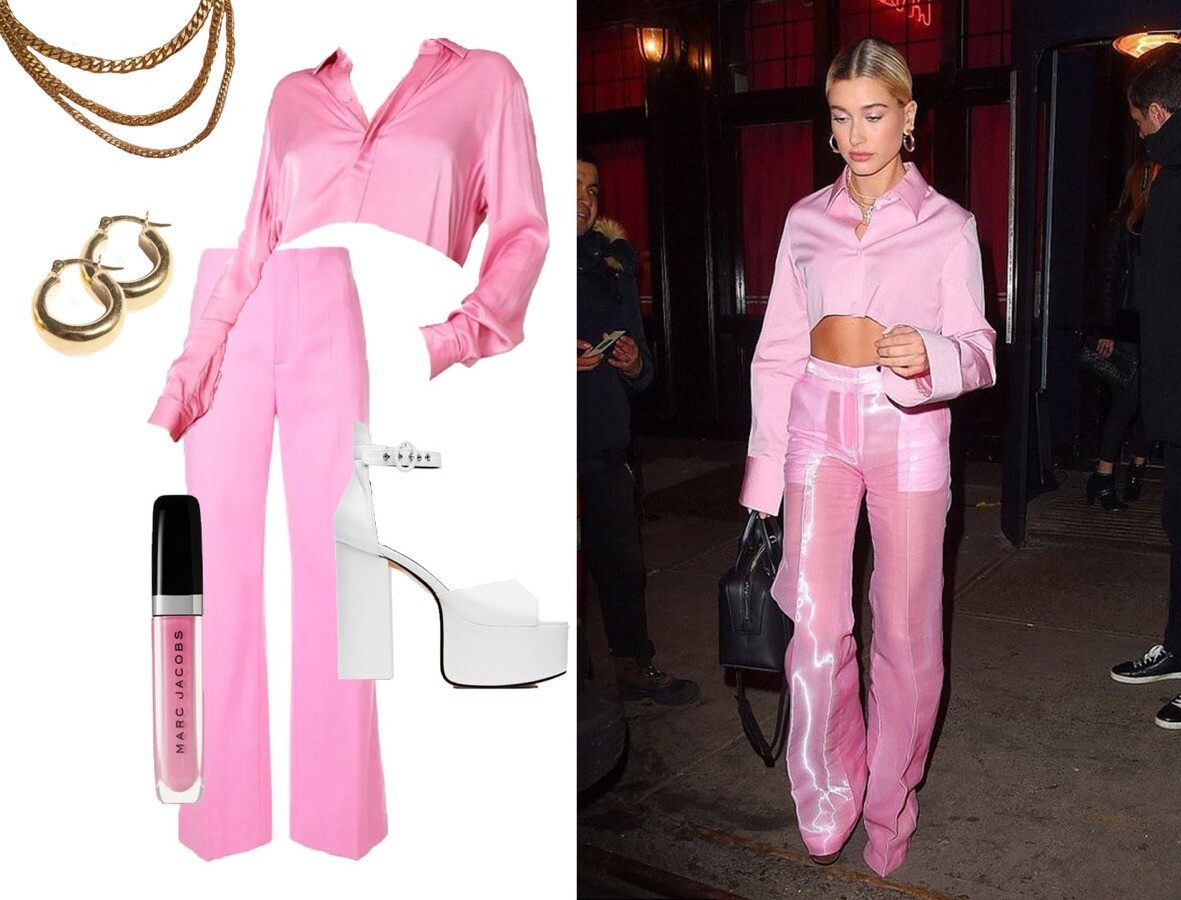 Hailey Bieber, NA-KD, Joseph, Nasty Gal, SEOL+GOLD, PRYA and Marc Jacobs