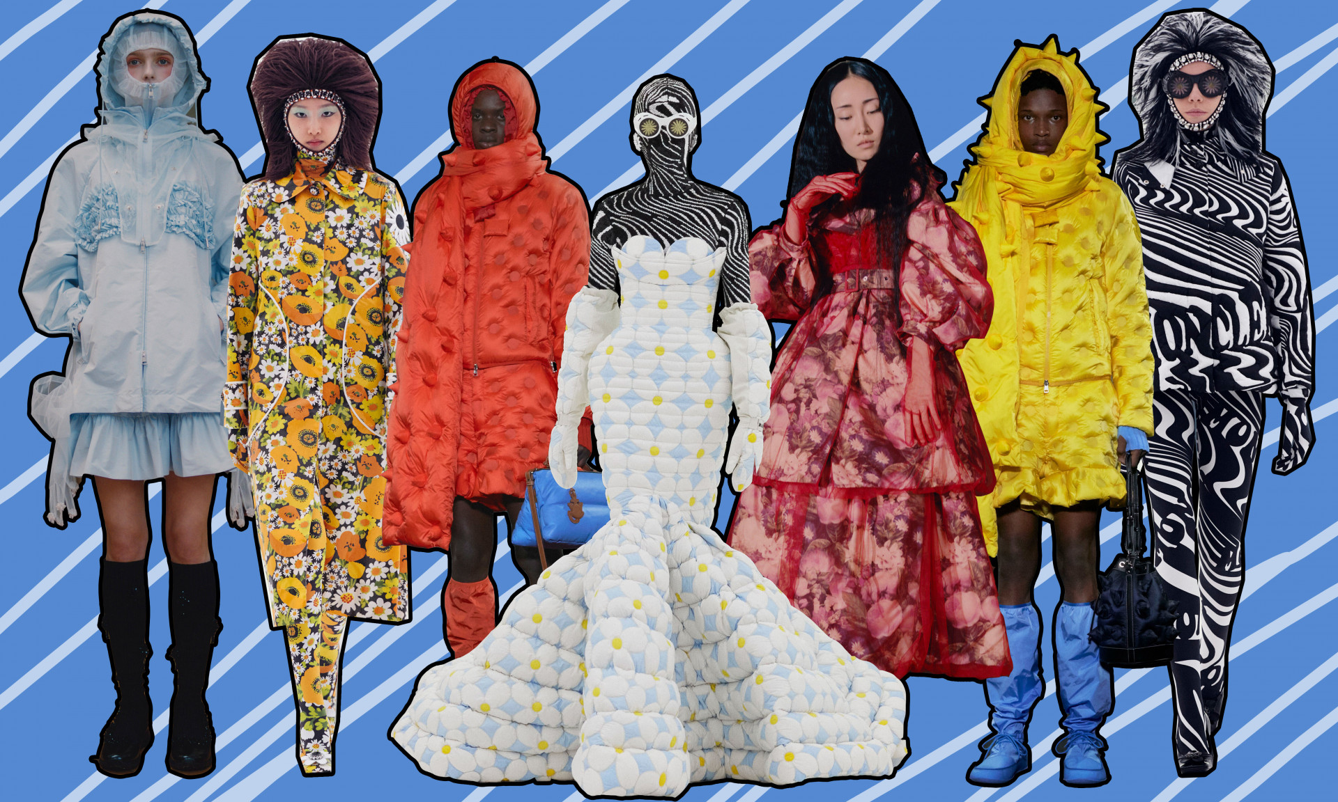 Moncler JW Anderson, Moncler Simone Rocha and Moncler Richard Quinn A/W 2020 Collections