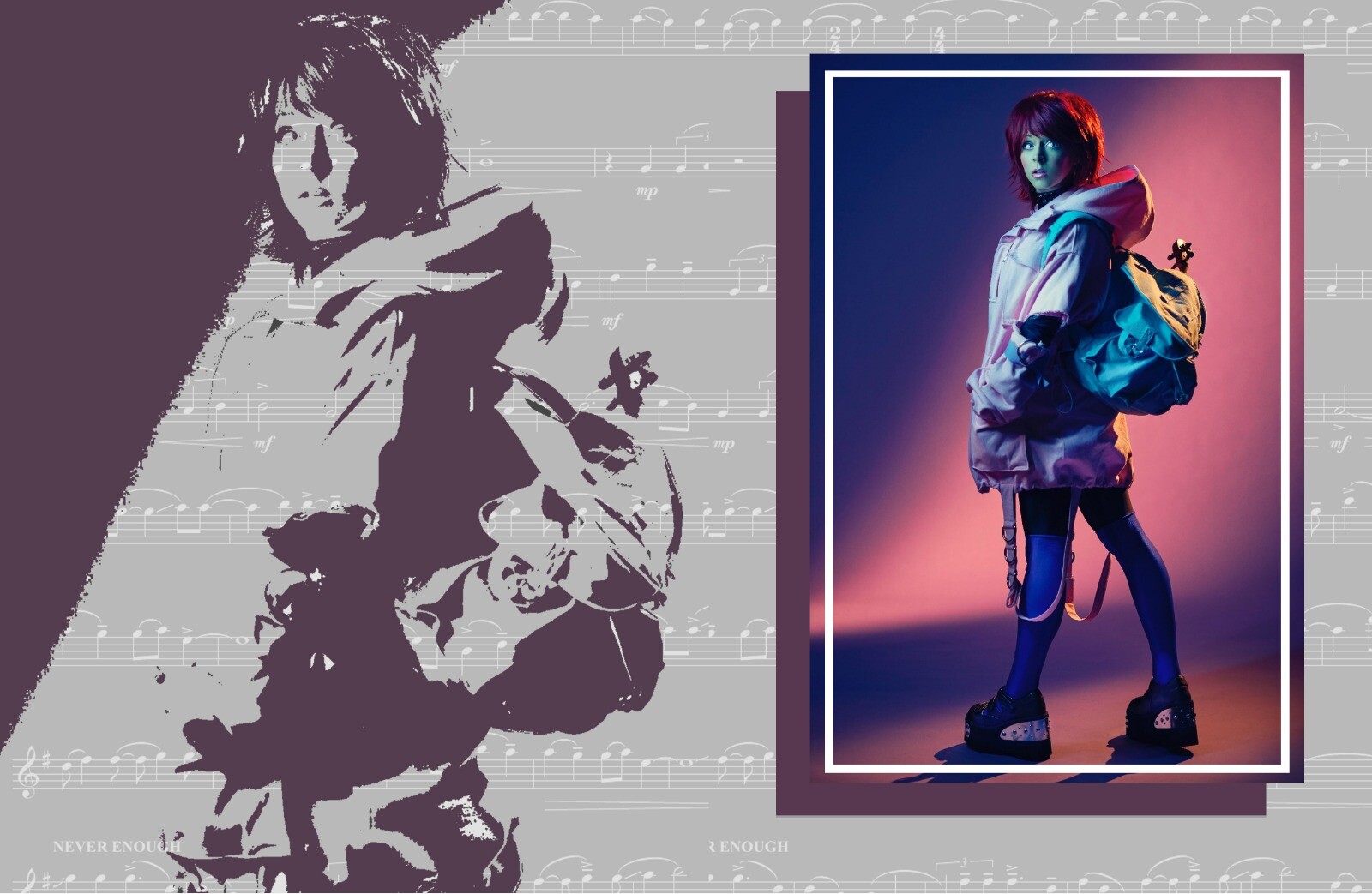 Collage of Lindsey Stirling shot by F Scott Schafer
