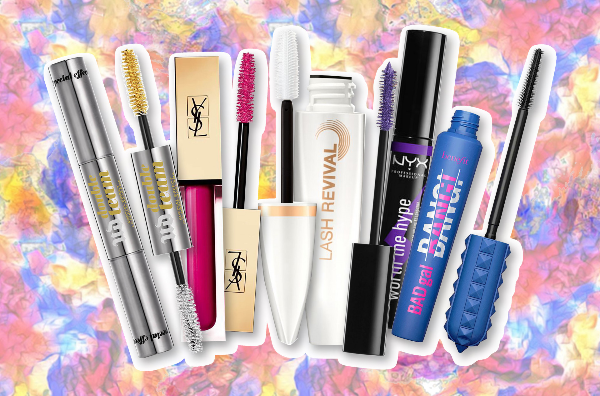 Urban Decay, YSL, Max Factor, NYX and Benefit Cosmetics